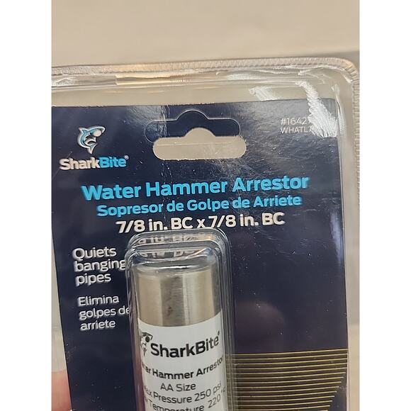 SharkBite Water Hammer Arrestor 7/8" BC 7/8" BC [wall 1] - Picture 3 of 13